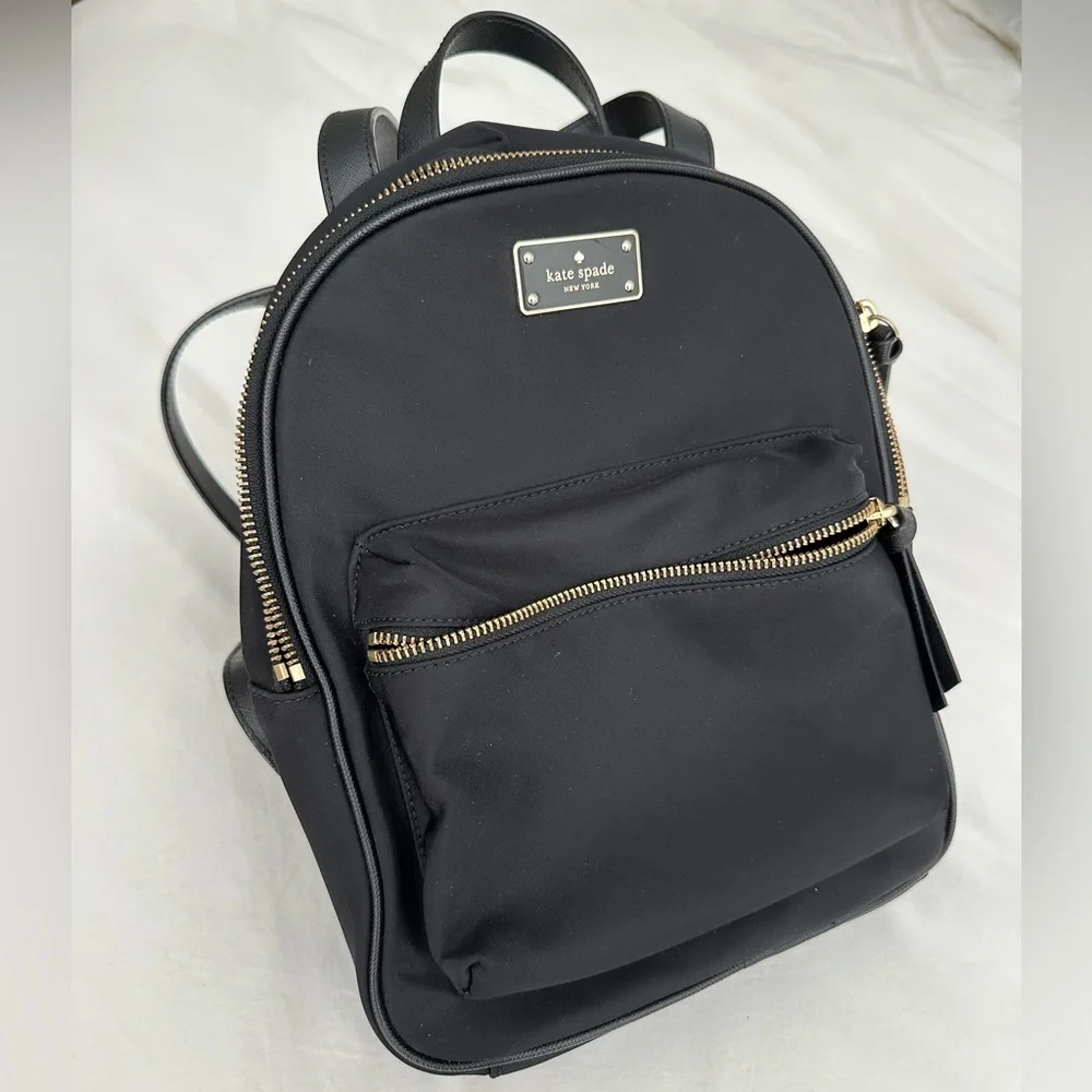Kate Spade Backpack with Gold Details - Picture 1 of 9